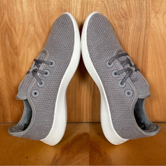 Womens 7 Allbirds Wool Runners Athletic Running Shoes Grey SEF1081 - Picture 6 of 8